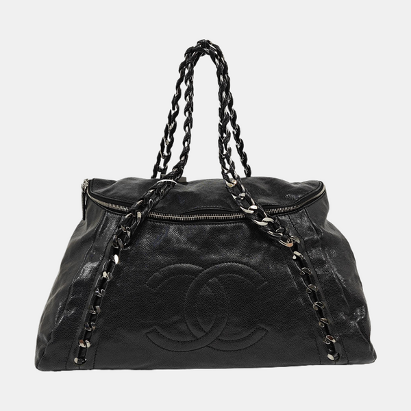 LUXURY LINE Grained Calfskin Black