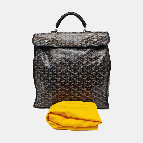 Saint Léger Coated Canvas Black