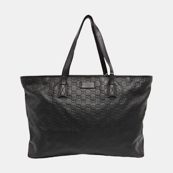 GG Imprime Monogram Calfskin Black
