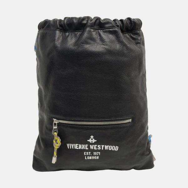 Leather Backpack Black