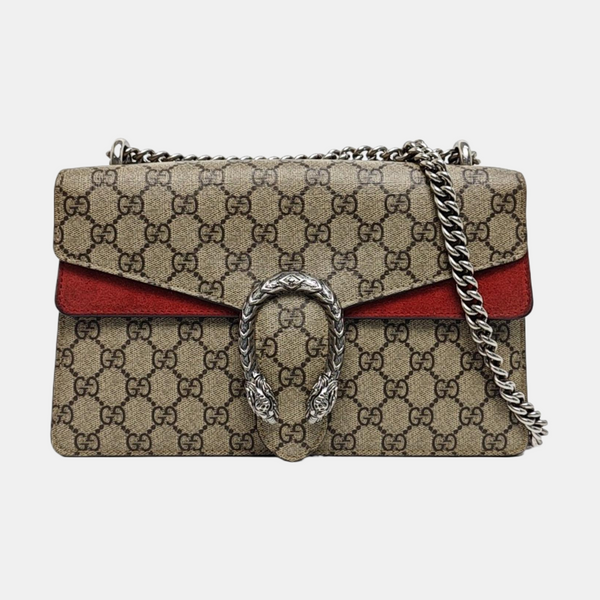 Authenticated pre-owned Dionysus Small Monogram Coated Canvas Beige - Shoulder Bag at Looply