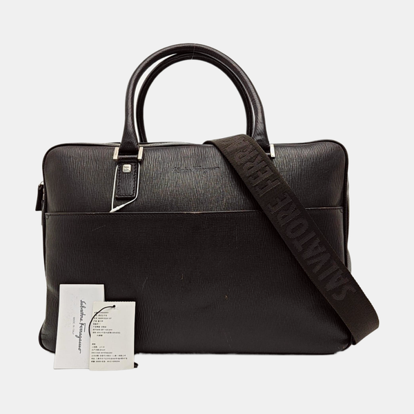 Calfskin Crossbody Bag Brown
