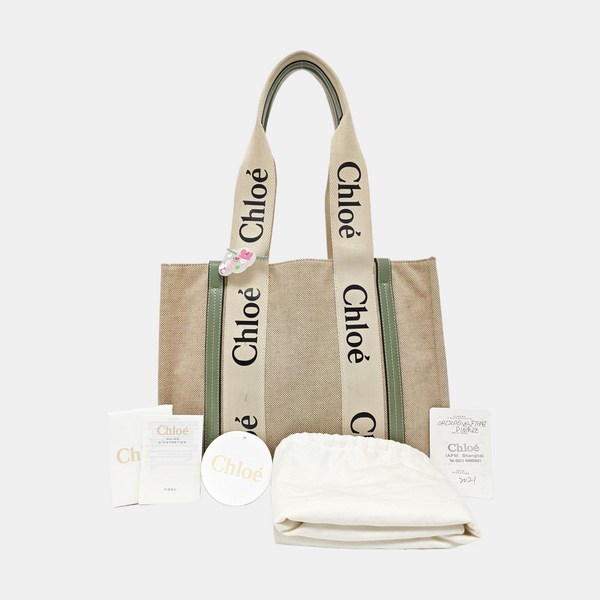 Woody Medium Canvas White