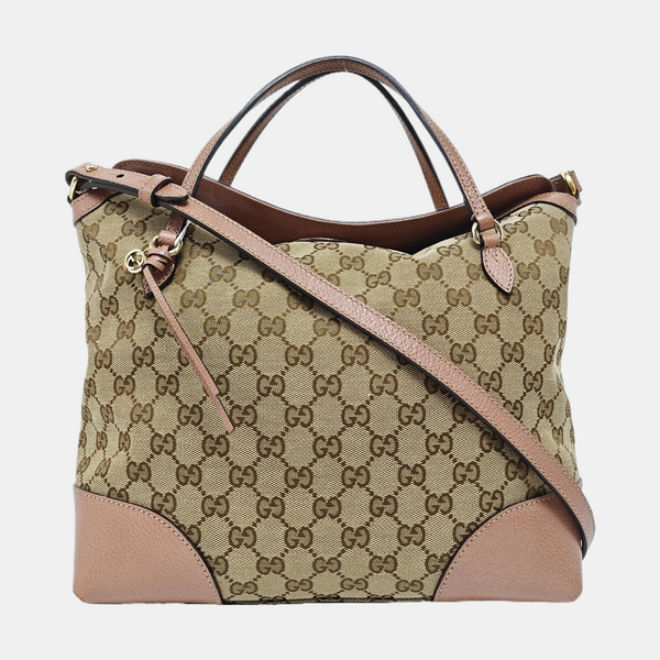 Jockey Monogram Canvas Beige