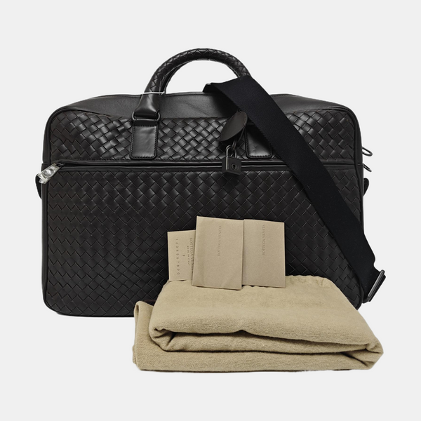 Calfskin Shoulder Bag Brown