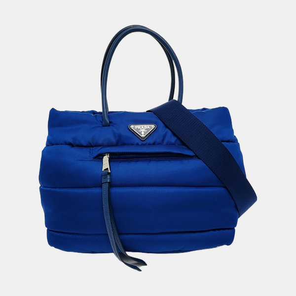 Nylon Quilted Nylon Blue