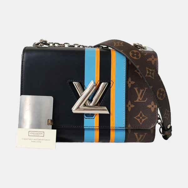 Authenticated pre-owned TWIST MM Monogram Coated Canvas Multicolor - Shoulder Bag at Looply