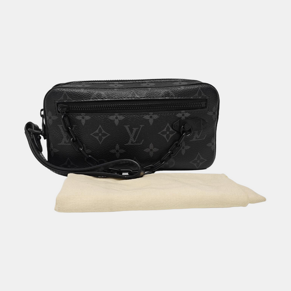 VOLGA Monogram Coated Canvas Black