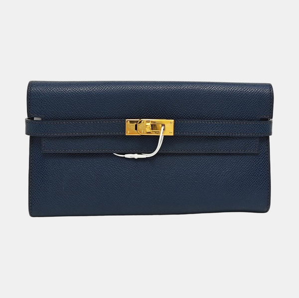 Kelly 20 Epsom Blue Wallet
