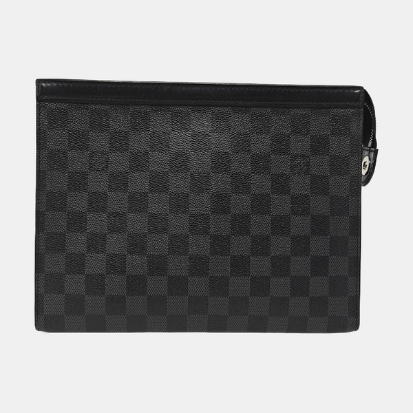 Pochette Voyag MM Monogram Coated Canvas Black