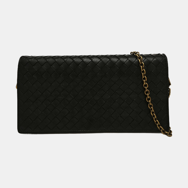 Lambskin Crossbody Bag Black