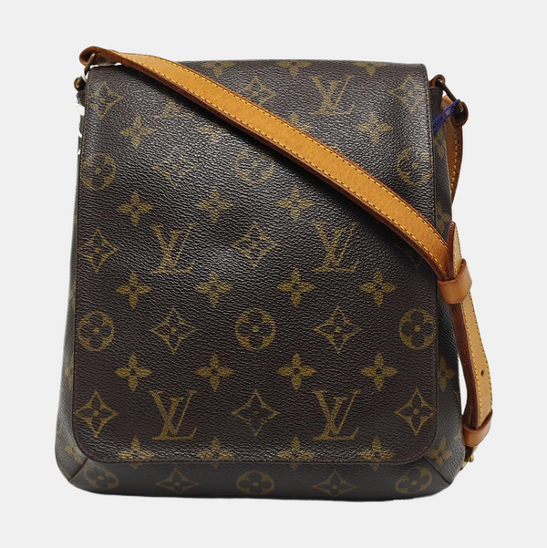 MUSETTE TANGO PM Monogram Coated Canvas Brown