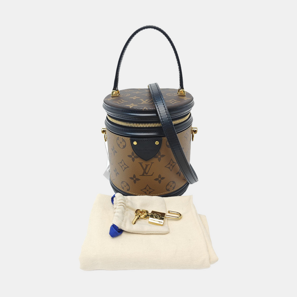 CANNES PM Monogram Coated Canvas Brown