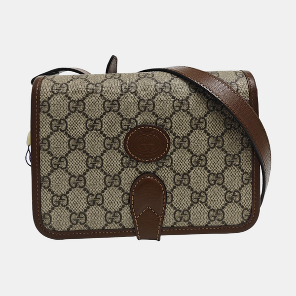 Retro Mini Monogram Coated Canvas Beige