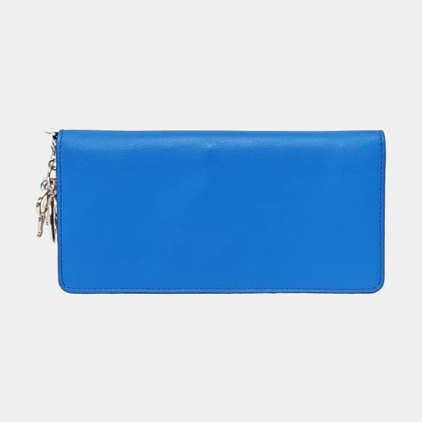 Calfskin Wallet Blue
