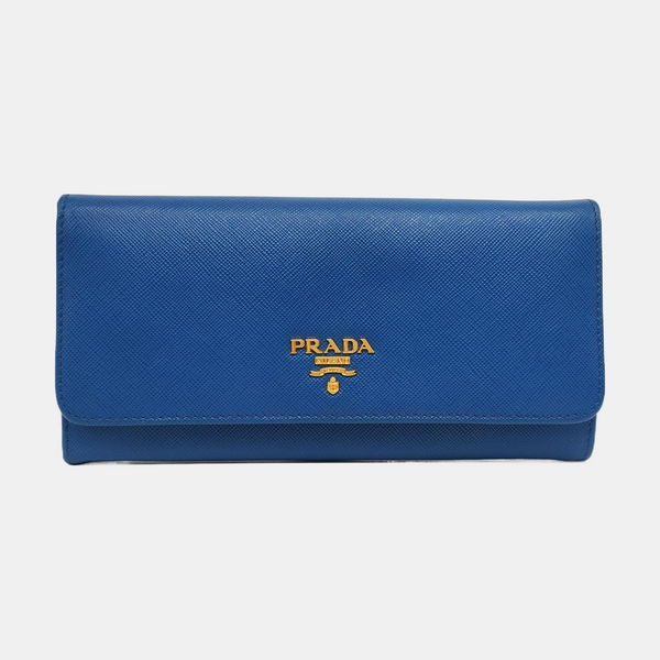 Leather Wallet Blue