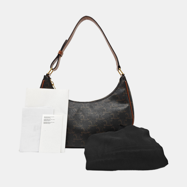 AVA Small Coated Canvas Brown
