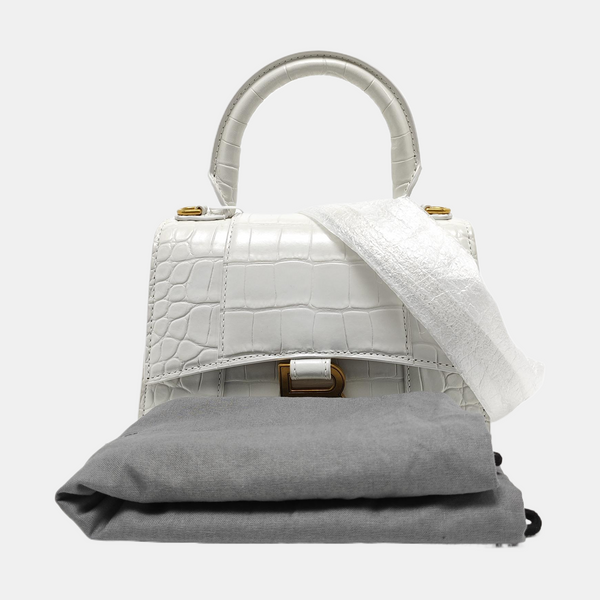 Hourglass XS Calfskin White
