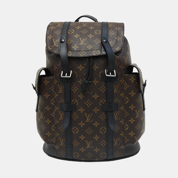 CHRISTOPHER PM Monogram Coated Canvas Brown