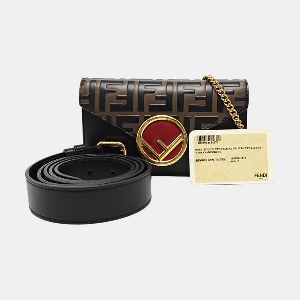 Calfskin Belt Bag Brown
