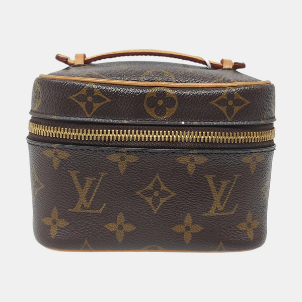 NICE Super Mini Monogram Coated Canvas Brown