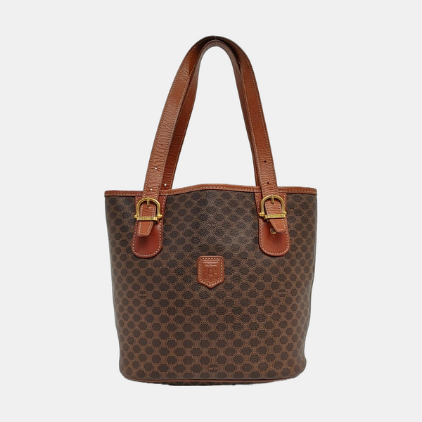 MACADAM TOTE Coated Canvas Brown