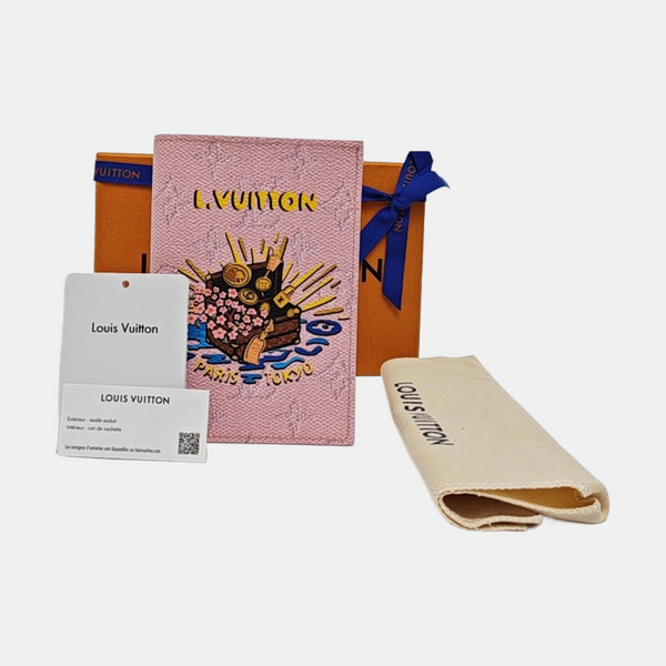 Monogram Coated Canvas Wallet Pink