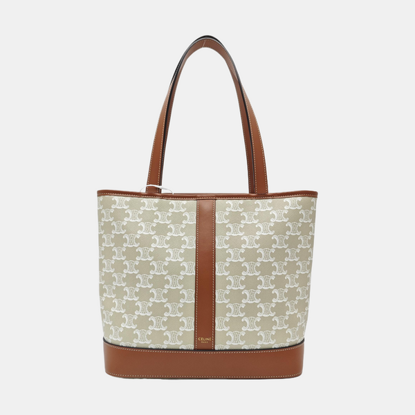 TRIOMPHE CANVAS Small Coated Canvas Beige