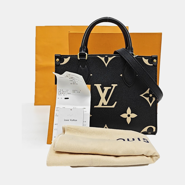 ONTHEGO PM Calfskin Black