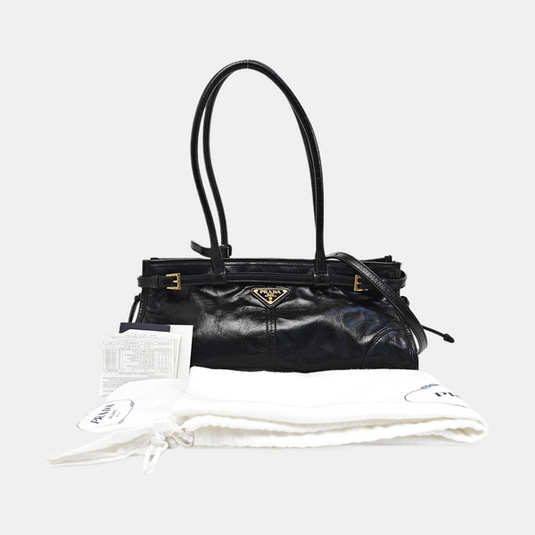 Bonnie Medium Calfskin Black
