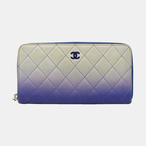 Quilted Calfskin Wallet Multicolor