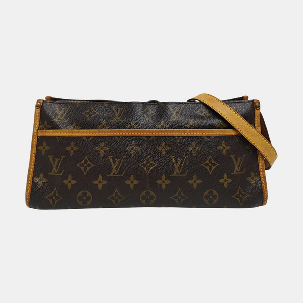 POPINCOURT Monogram Coated Canvas Brown
