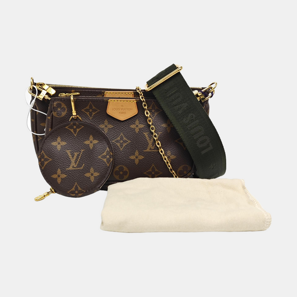 MULTI Monogram Coated Canvas Brown