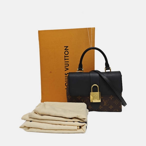LOCKY BB Monogram Coated Canvas Brown