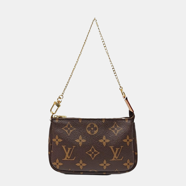 ACCESSOIRES Mini Monogram Coated Canvas Brown