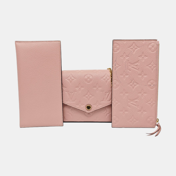FÉLICIE Monogram Calfskin Pink