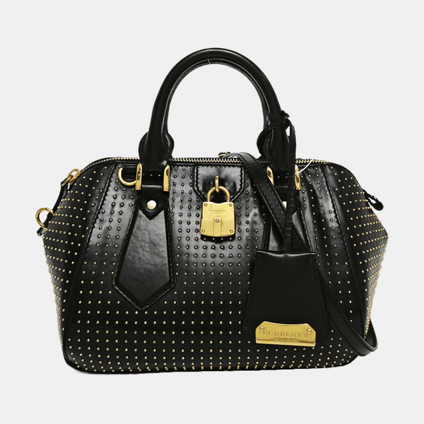 Calfskin Shoulder Bag Black