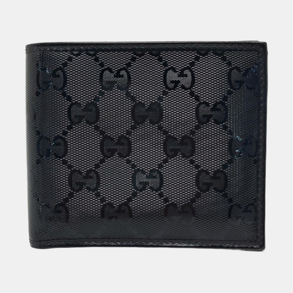 Monogram Coated Canvas Wallet Black