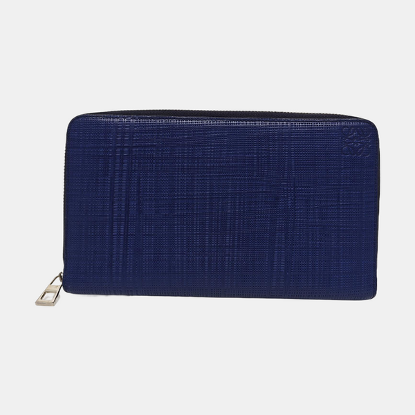 Calfskin Wallet Blue