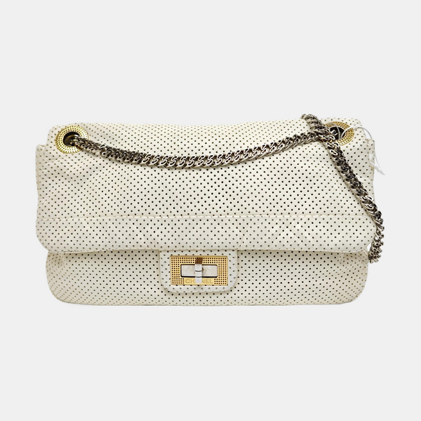 Lambskin Shoulder Bag White
