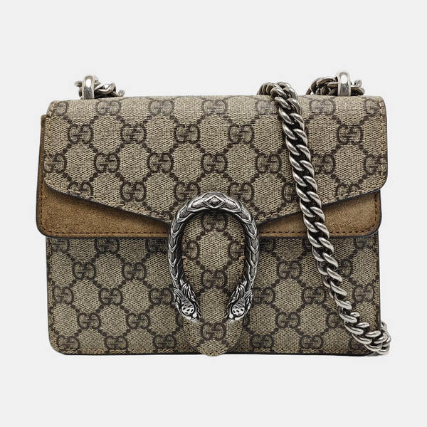 Authenticated pre-owned Dionysus Mini Monogram Coated Canvas Beige - Shoulder Bag at Looply