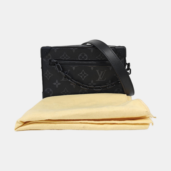 SOFT TRUNK Mini Monogram Coated Canvas Black