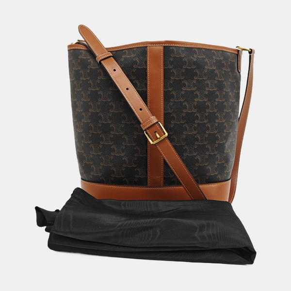 TRIOMPHE CANVAS Medium Coated Canvas Brown