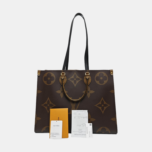 ONTHEGO GM Monogram Coated Canvas Brown