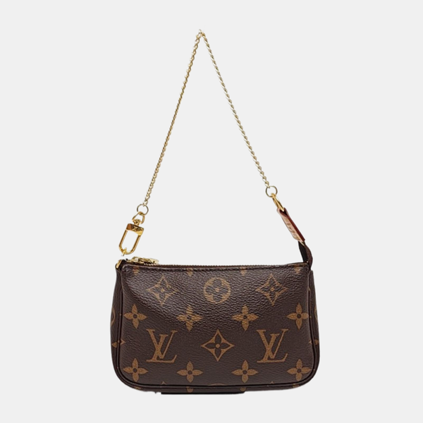 ACCESSOIRES Mini Monogram Coated Canvas Brown