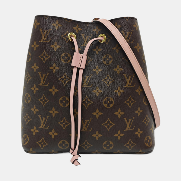 NÉONOÉ MM Monogram Coated Canvas Brown