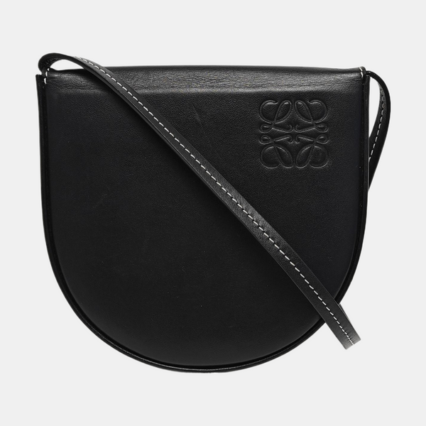 Heel Small Calfskin Black