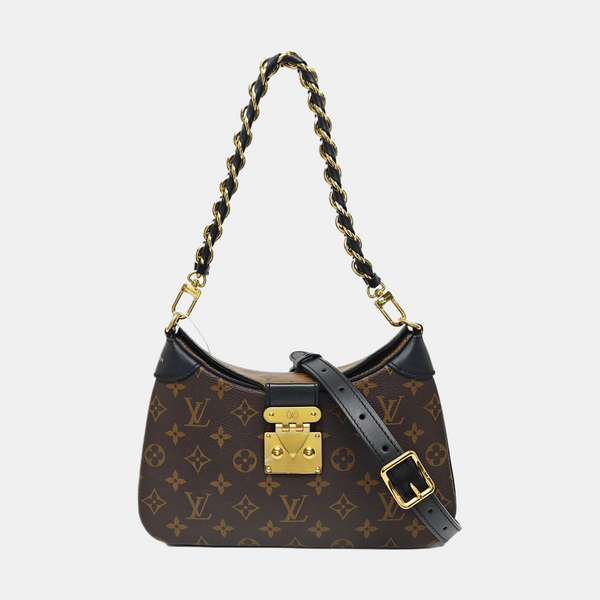 TWINNY Monogram Coated Canvas Brown