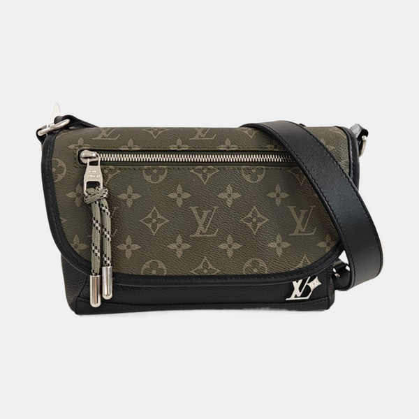 PULSE Monogram Coated Canvas Black