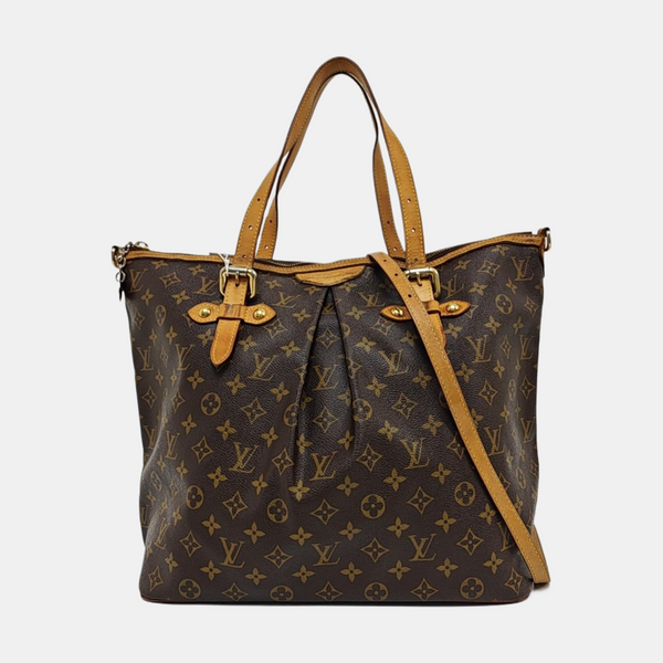 PALERMO GM Monogram Coated Canvas Brown